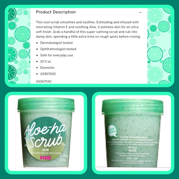 6 Face body scrub mixed lot bundle Victoria's PINK - Picture 4 of 8